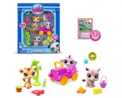 LITTLEST PET SHOP - ENSEMBLE DE JEU 3 ANIMAUX SAFARI